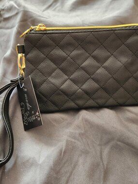 Moda West Black Wristlet #4475